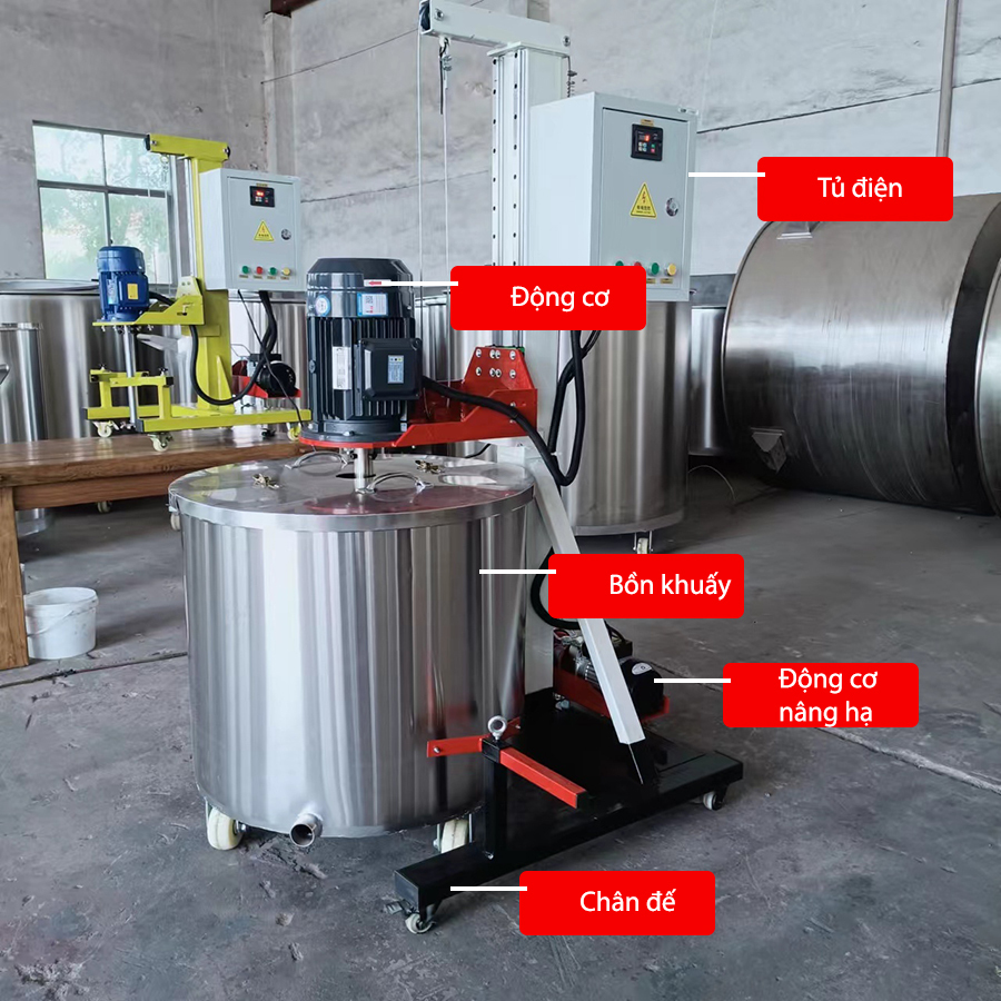 máy khuấy 100 lít