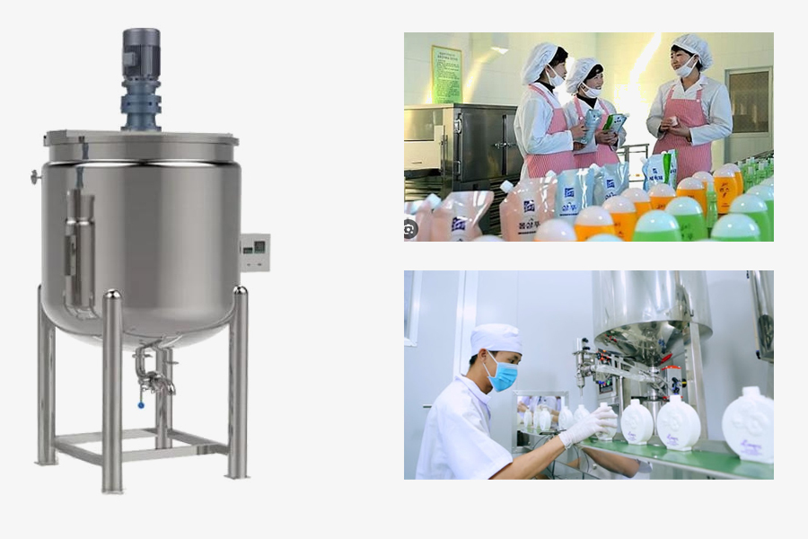 máy khuấy mỹ phẩm 30 50 100 lít