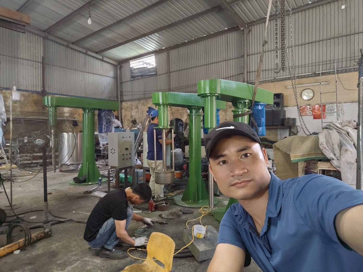 máy nghiền rổ bi sơn nước