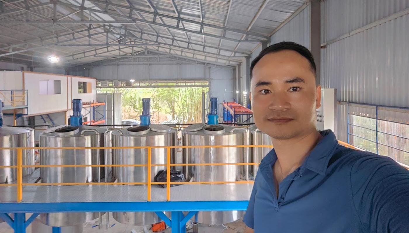 xưởng máy khuấy