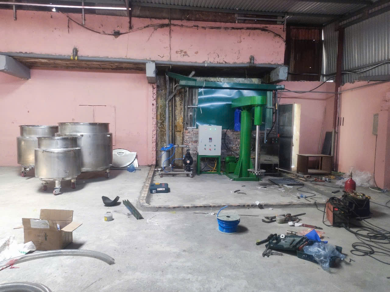 lắp đặt máy khuấy đúng kỹ thuật