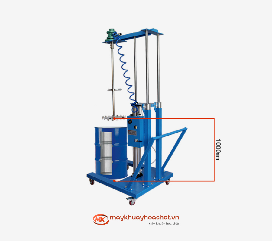 Máy khuấy mực in khí nén 3 5 piston