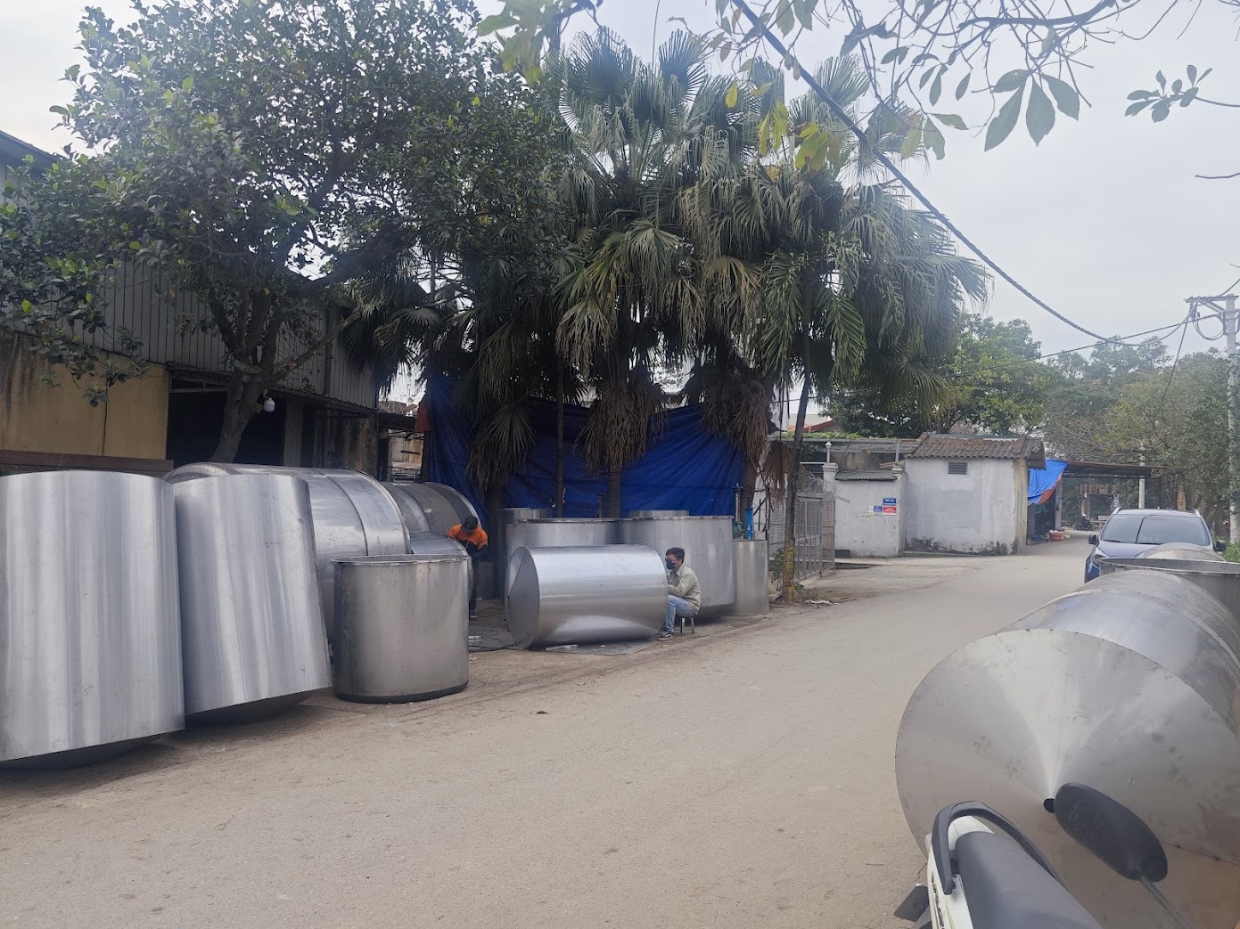 xưởng gia công bồn khuấy