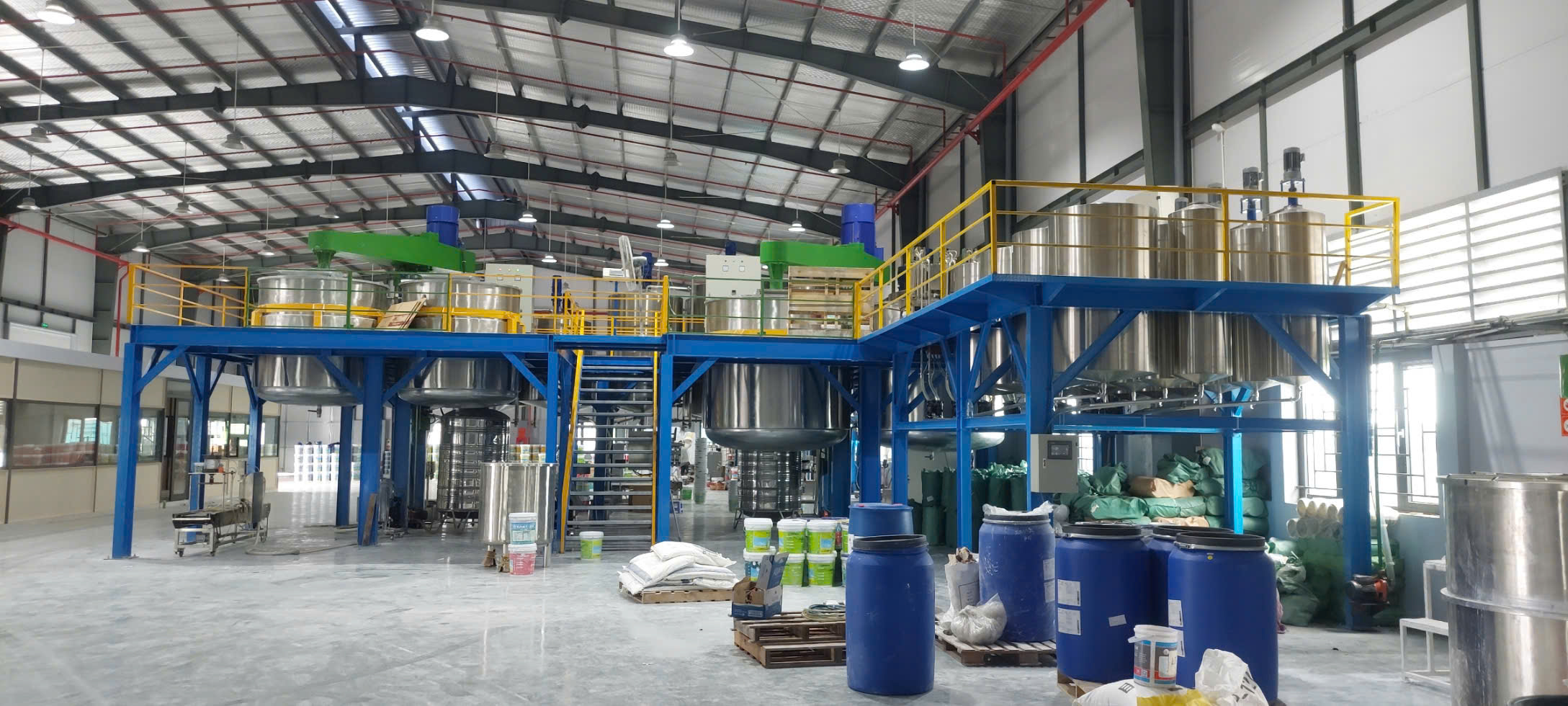 Dây chuyền sản xuất sơn nước nhiều quy mô
